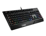 Игровая Клавиатура MSI Vigor GK20 RU, 108 клавиш, RGB SHOW,  кабель 1,8м, USB2.0
