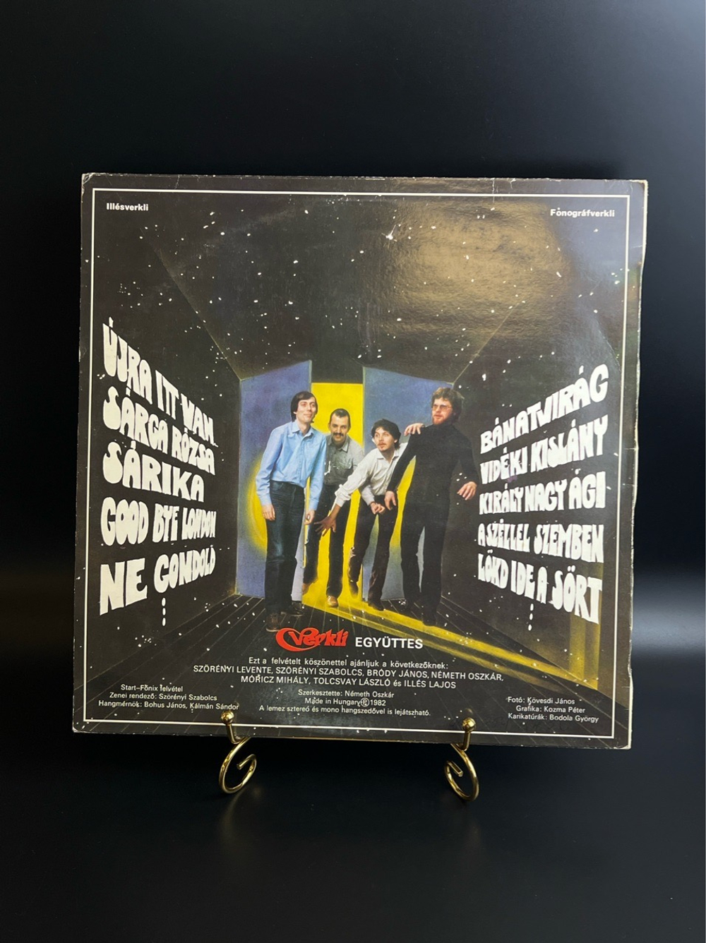LP Szta'rok 33-on Verkli. Виниловая пластинка 12 дюймов. Венгрия 1982 год.