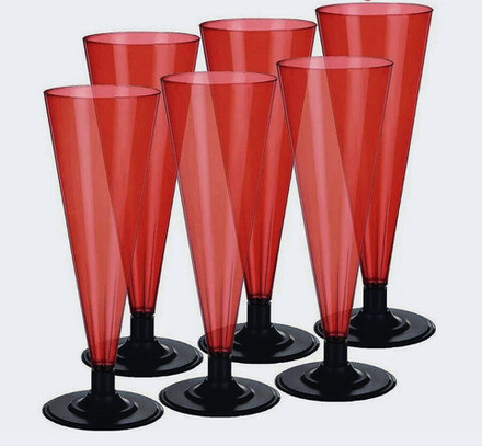 Фужер "Премиум" 180мл разноцв. (6шт)