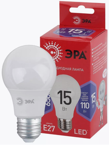ЛАМПА СВЕТОДИОДНАЯ ЭРА ЭКО LED A60-15W-865-E27