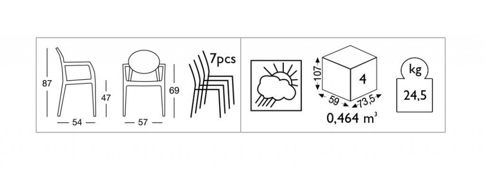 Кресло прозрачное, Scab Design Igloo, прозрачный