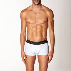 Мужские трусы боксеры белые CASANOVA 0004B
