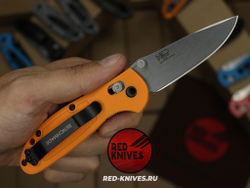 Нож Benchmade 556 Griptilian Mini - оранж нейлон, клинок стоунвош RK/Н33