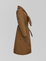 Куртка-одеяло однотонная с шарфом