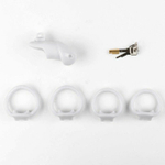 Белый мужской пояс верности «Оки-Чпоки» (Цвет: белый)