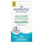 Nordic Naturals, Algae Omega, 120 мягких таблеток (357,5 мг в каждой капсуле)
