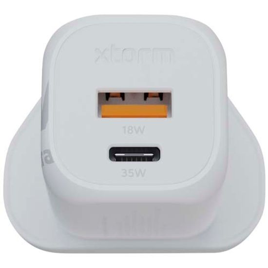 Xtorm XEC035 GaN² Ultra сетевое зарядное устройство мощностью 35 Вт, вилка стандарта Великобритании