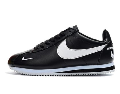 Nike cortez pink black discount