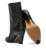 Кожаные ковбойки Tommy Hilfiger - черный(FW0FW08255)