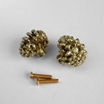 Ручка-кнопка MOS005 brass