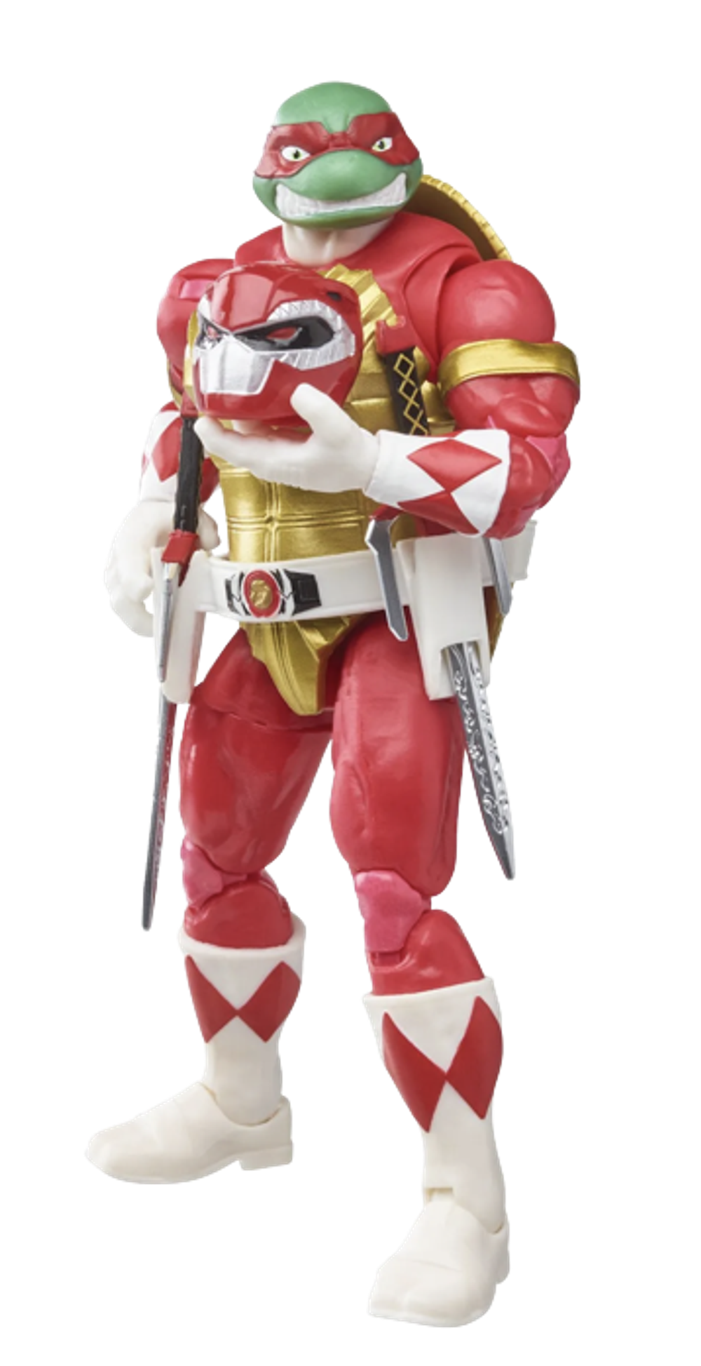 Фигурки Hasbro Lightning Collection Power Rangers X Teenage Mutant Ninja Turtles Foot Soldier Tommy and Raphael Red