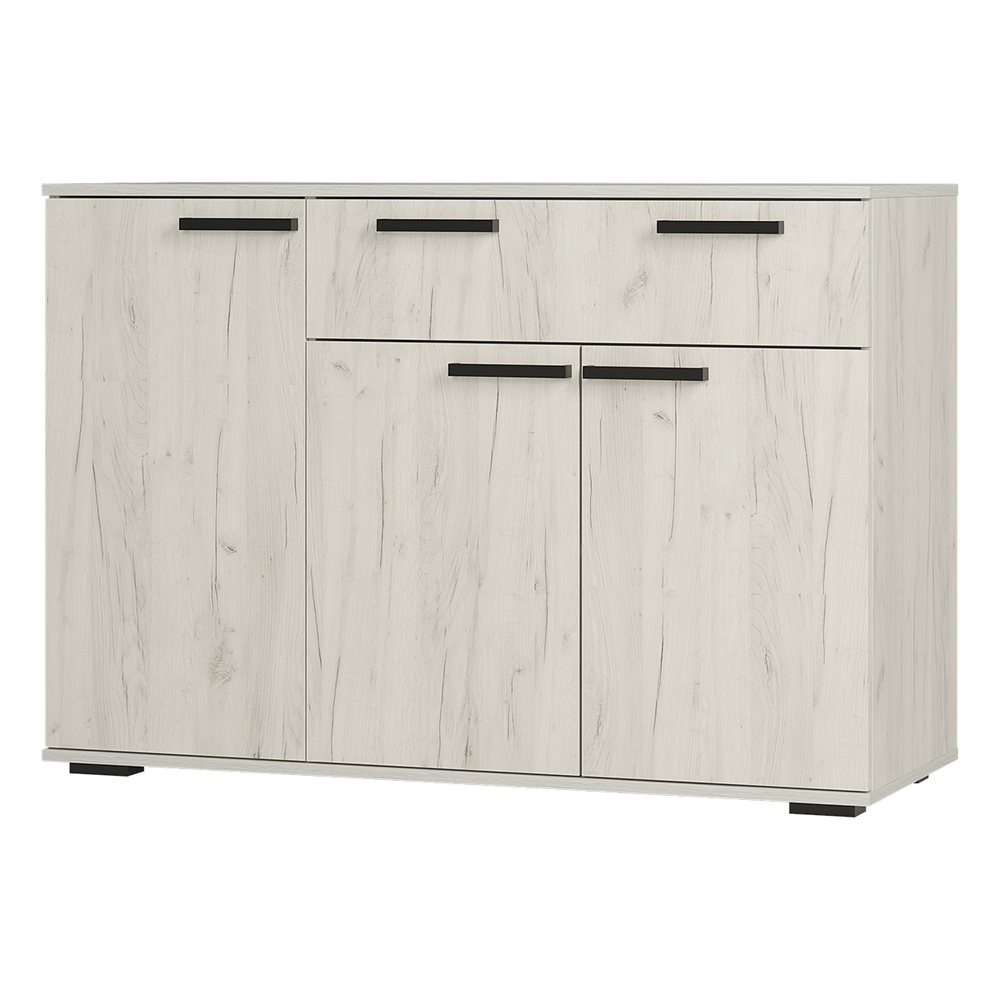 Комод Стандарт №4 NEW дуб крафт белый