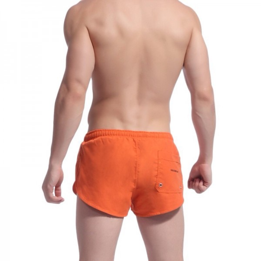 Мужские шорты купальные  оранжевые Seobean Shorts Orange