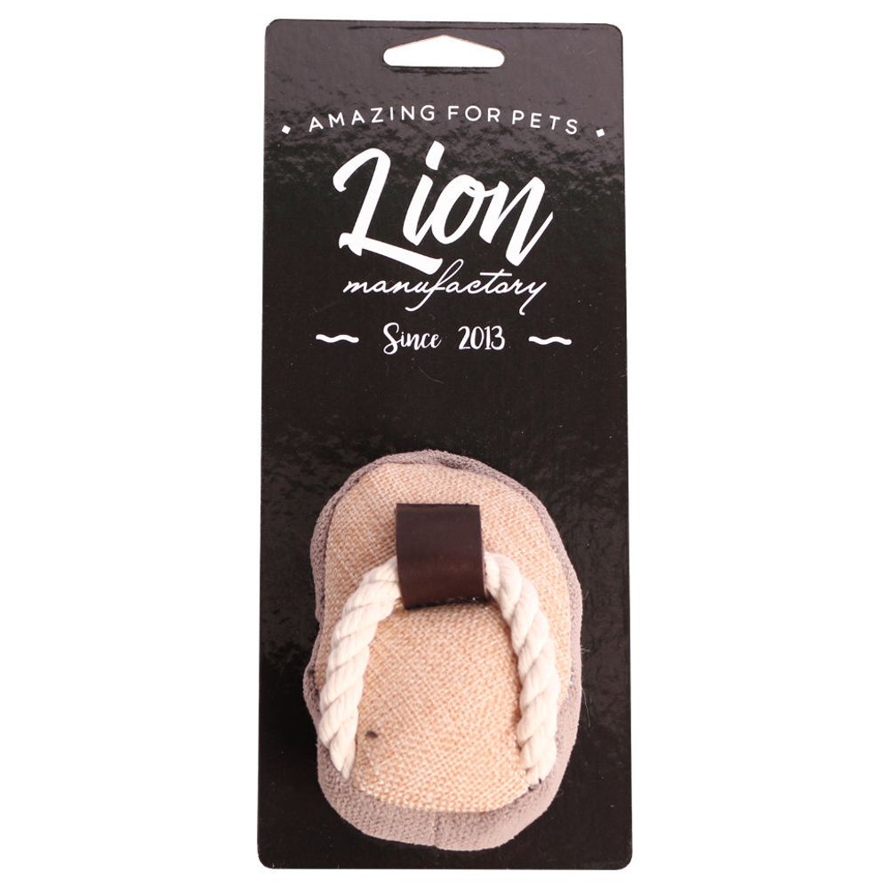 Игрушка для собак Lion Тапок 10 см.