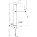 Однорукоятковый смеситель для умывальника с удлиненным корпусом Ideal Standard CERALINE BC269XG