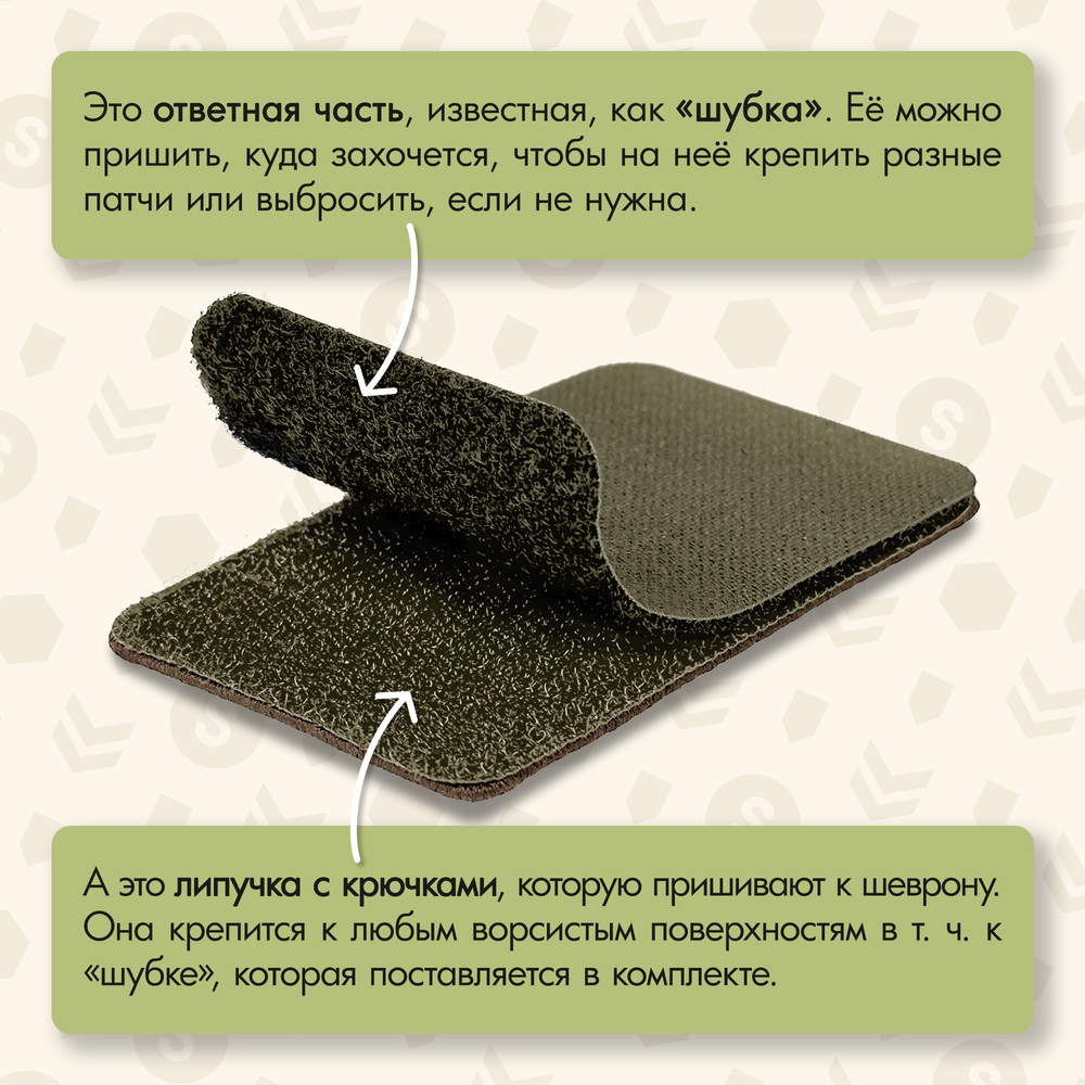 Нашивка на одежду, патч, шеврон на липучке "Нет ума-штурмуй дома" (Олива) 5,5х8,5 см
