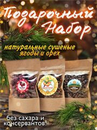 Подарочный набор 1 (малина, облепиха, орех)