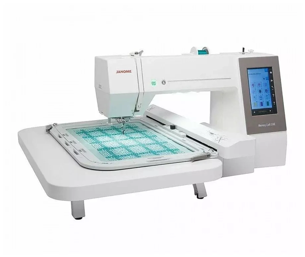 Вышивальная машина Janome Memory Craft 550E белый