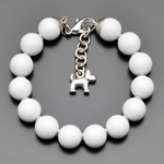 Стильный браслет унисекс из натурального агата и гипоаллергенного сплава металлов "Rico La Cara" AMX003150