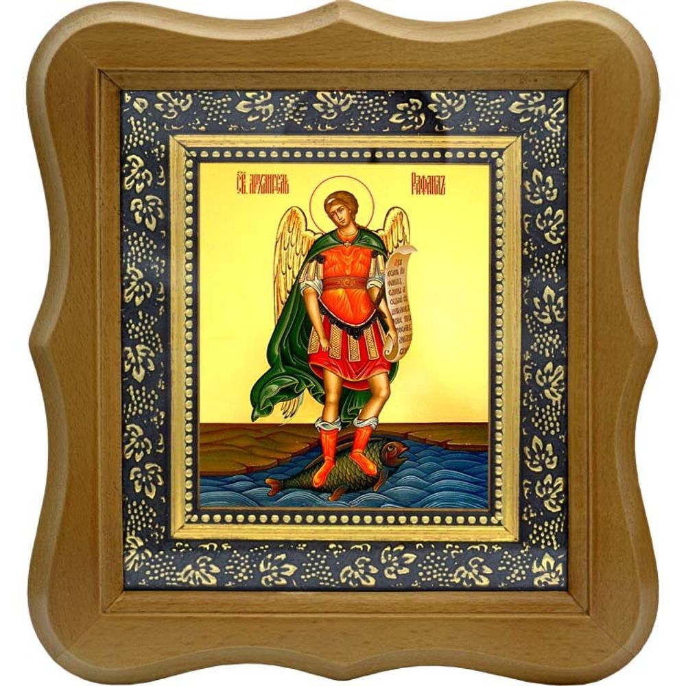 Архангел Рафаил. Икона на холсте.