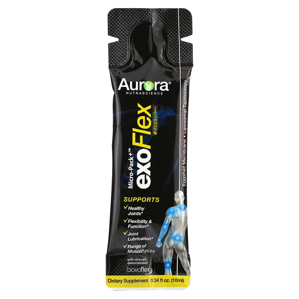 Aurora Nutrascience, Micro-Pack + ExoFlex + Plus Vitamin C, 30 пакетиков по 10 мл (0,34 жидк. унц.)