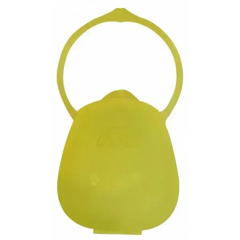 Детский футляр для пустышек желтый прозрачный