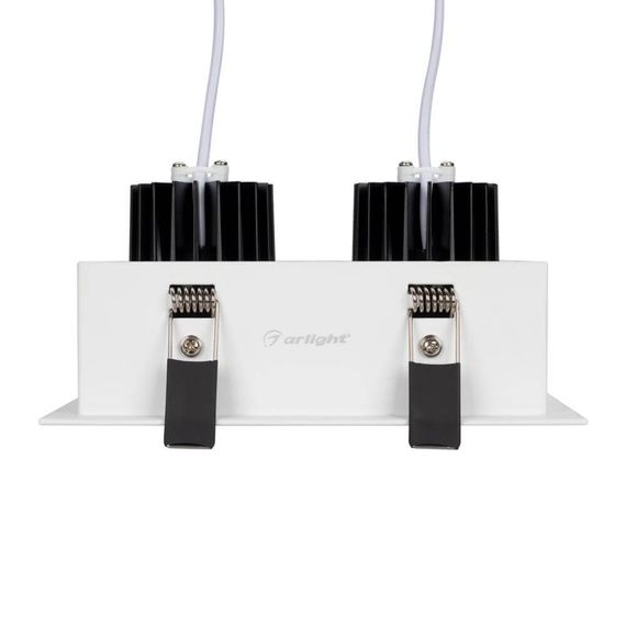 Встраиваемый светодиодный светильник Arlight CL-Kardan-S180x102-2x9W Day 024138