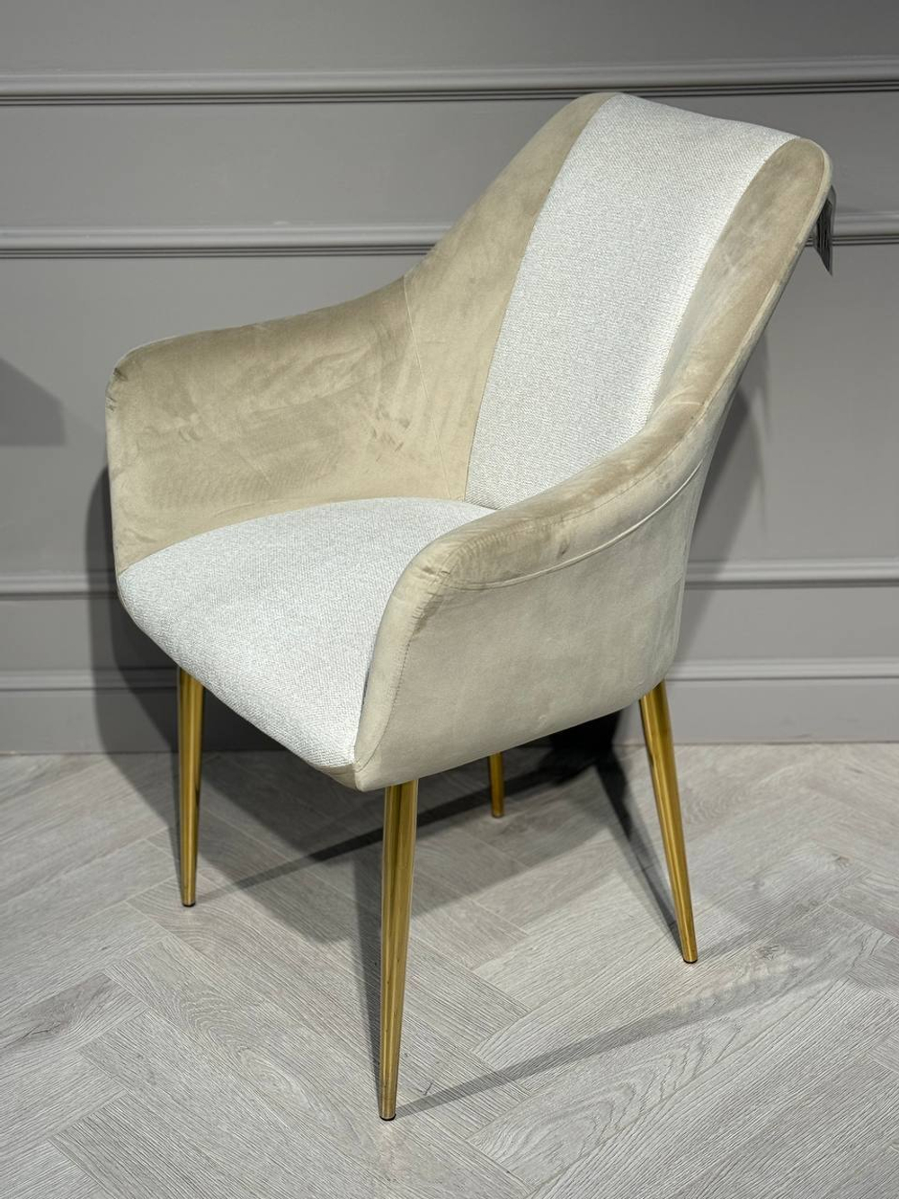 Стул обеденный Ist Casa Лючия, бежевый, золото