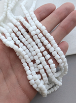 Стекло кубик 4мм, белый