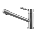 LM5072S Эксперт Смеситель для кухни с поворотным изливом, сталь (к/к 10)