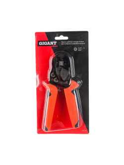Квадратные пресс-клещи для обжима наконечников Gigant 0.25-6 мм2 GECT-02