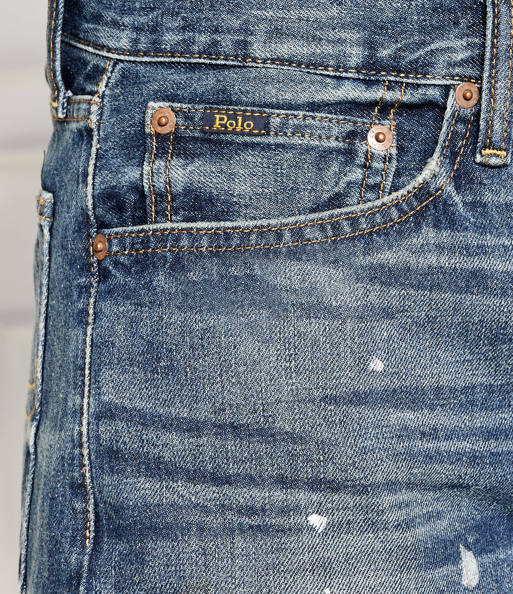 Джинсовые шорты POLO RALPH LAUREN - голубой(710931912)