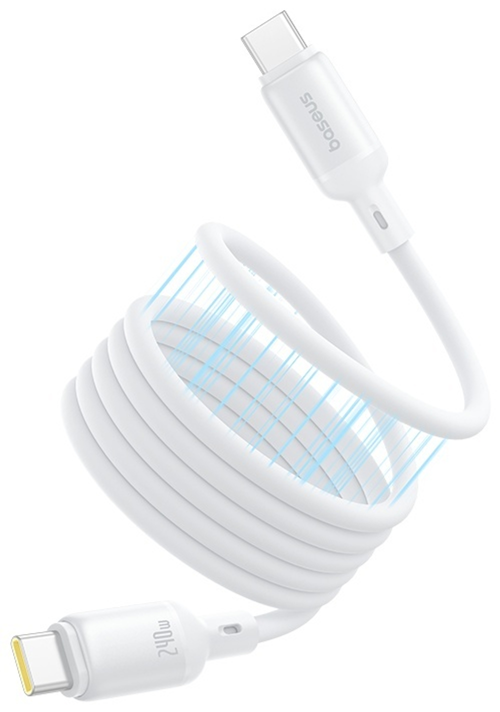 Кабель Baseus USB TypeC (M) белый