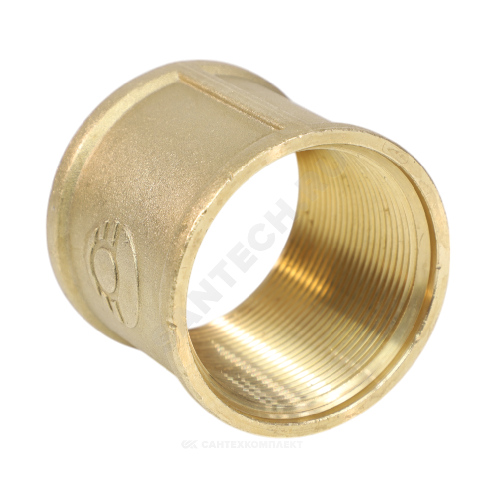 Муфта латунь Ду 20 (3/4") ВР/ВР VALFEX VF.170.L.034