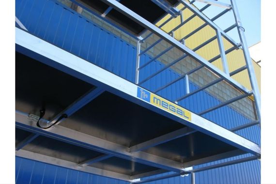 Вышка модульная алюминиевая MEGAL ВМА 1400/3