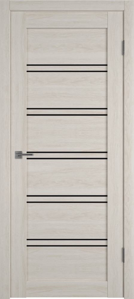 Дверь Atum Pro 28 / Scansom Oak / Black Gloss / Владимирские двери