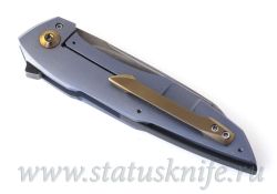 Нож Caleb White Guillotine Full Custom Hamon Prototypeфотография - 9