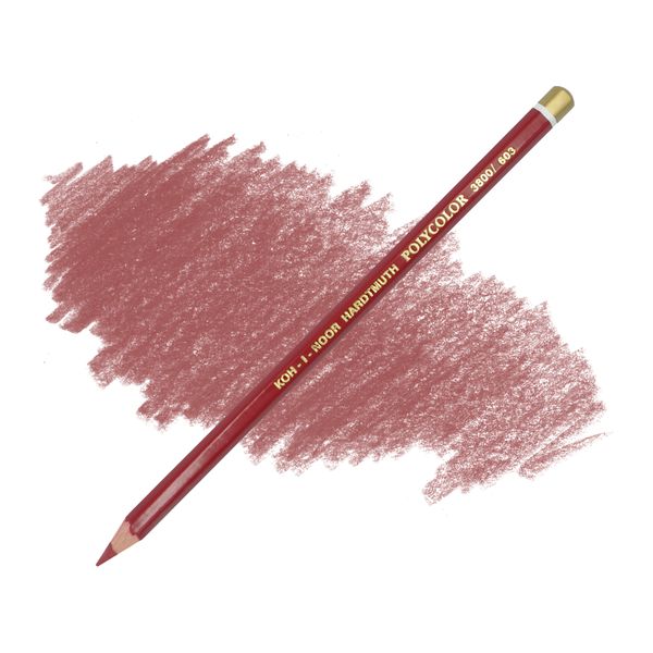 Карандаш художественный цветной POLYCOLOR, цвет 603 винный