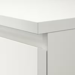 МАЛМ MALM Комод 6 ящиков 160х78 см белый