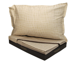 Постельное белье 2 спальное евро Trussardi Twist М56 beige