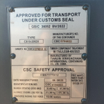 Контейнер 20 футов № XHCU2782136