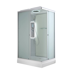 Душевая кабина AvaCan (АваКан) CK2911LED с низким поддоном, с ГМ, с электрикой и LED освещением, 110х90х215