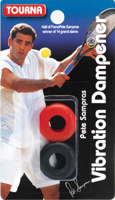 Виброгаситель теннисный Tourna Pete Sampras - black/red