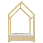 Кровать домик односпальная 90х190 Cozy, в лаке