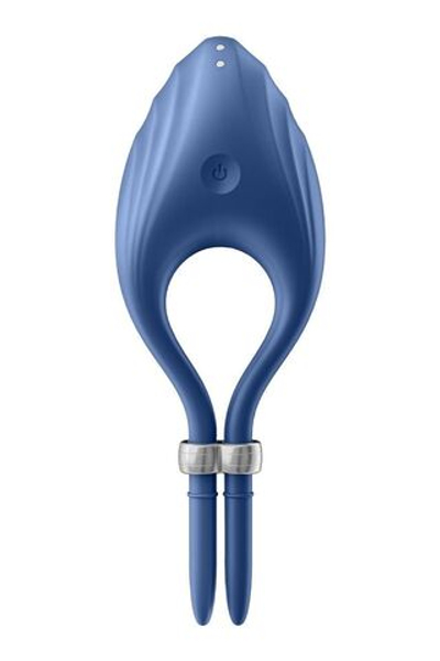 Синее эрекционное кольцо-лассо Duelist (Цвет: синий)