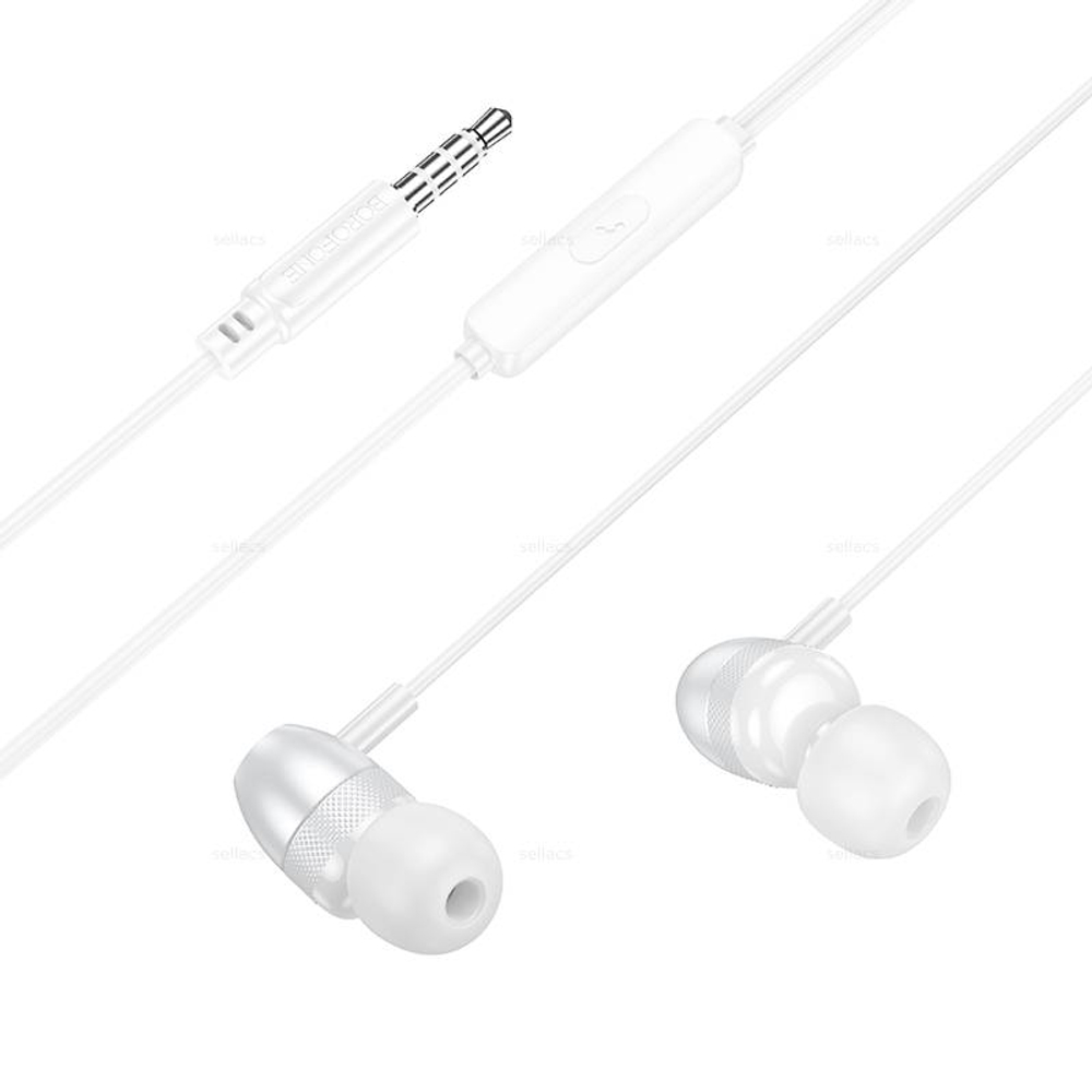 Проводные наушники Borofone BM95 (silver)