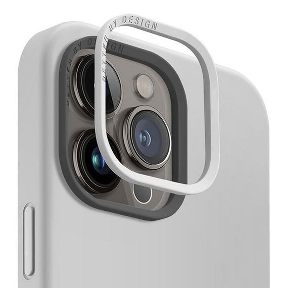 Чехол Uniq LINO MagSafe для iPhone 15 Pro Max Chalk Grey (IP6.7P(2023)-LINOHMCGRY)