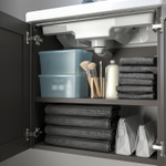 Ящик для хранения с крышкой IKEA RYKTA (РЮКТА), Прозрачный, 18x24x12 см, 3,5 л