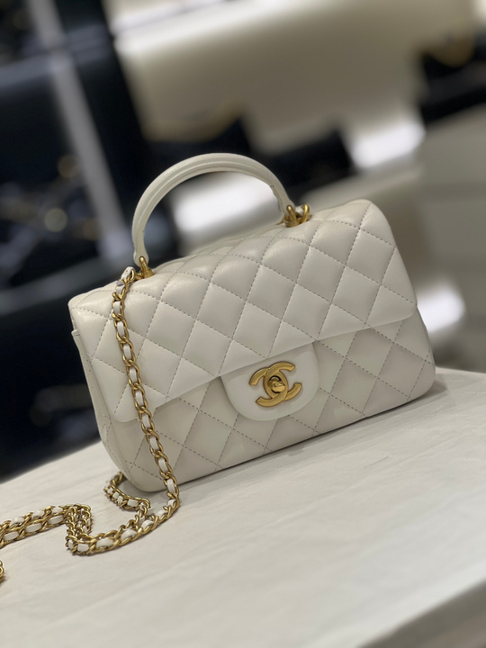 Chanel Mini Flap Bag with Top Handle 20 cm