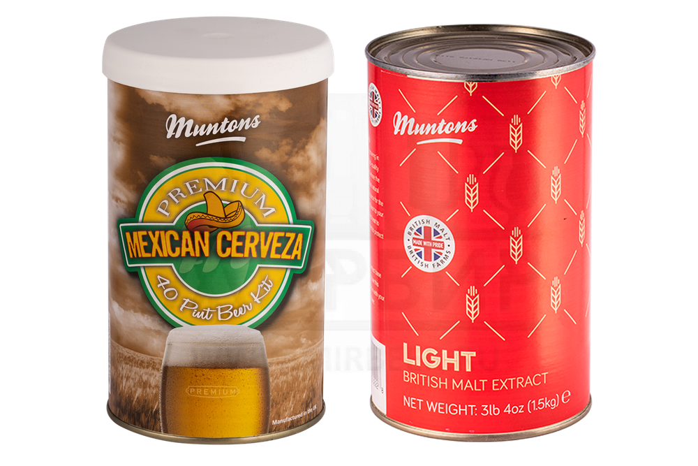 Комплект: Muntons "Mexican Cerveza", 1,5 кг + Muntons "Light", 1,5 кг